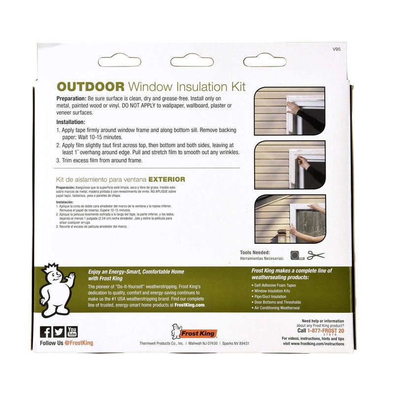 Frost King V95H, 62-Inch by 210-Inch, Clear - Image 2